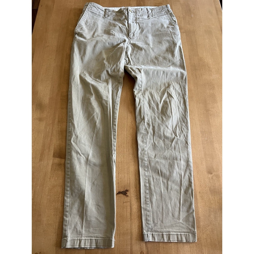 Urban Outfitters Skinny Fit Chino Pants‎ Men's 32x32 Khaki Tan Stretch Trousers